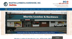 Desktop Screenshot of martinlumberhardware.com